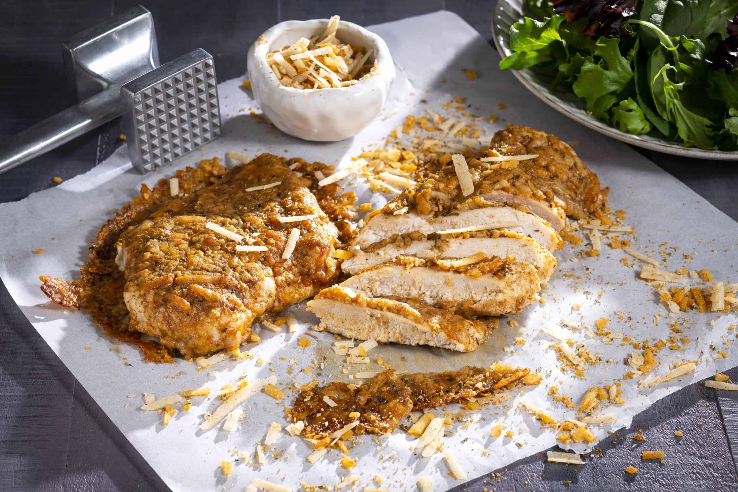 Parmesan Crumbed Baked Chicken The Fast 800