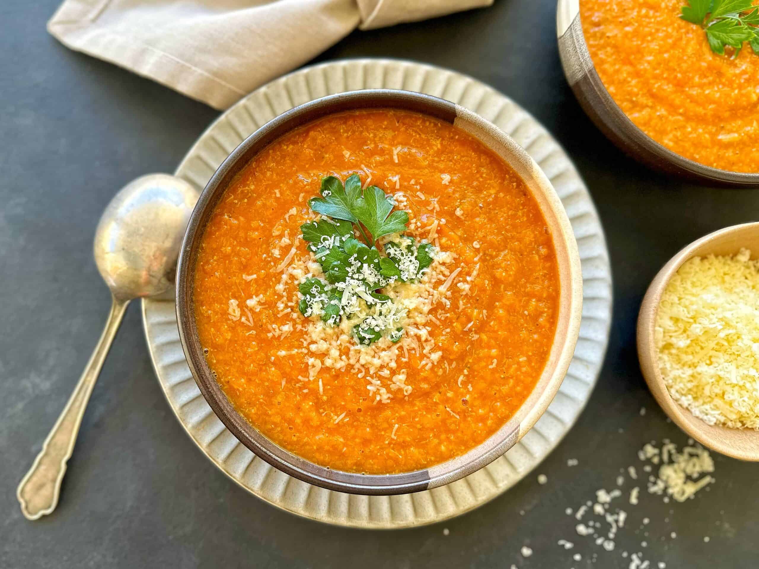 Pumpkin and Pancetta Soup The Fast 800