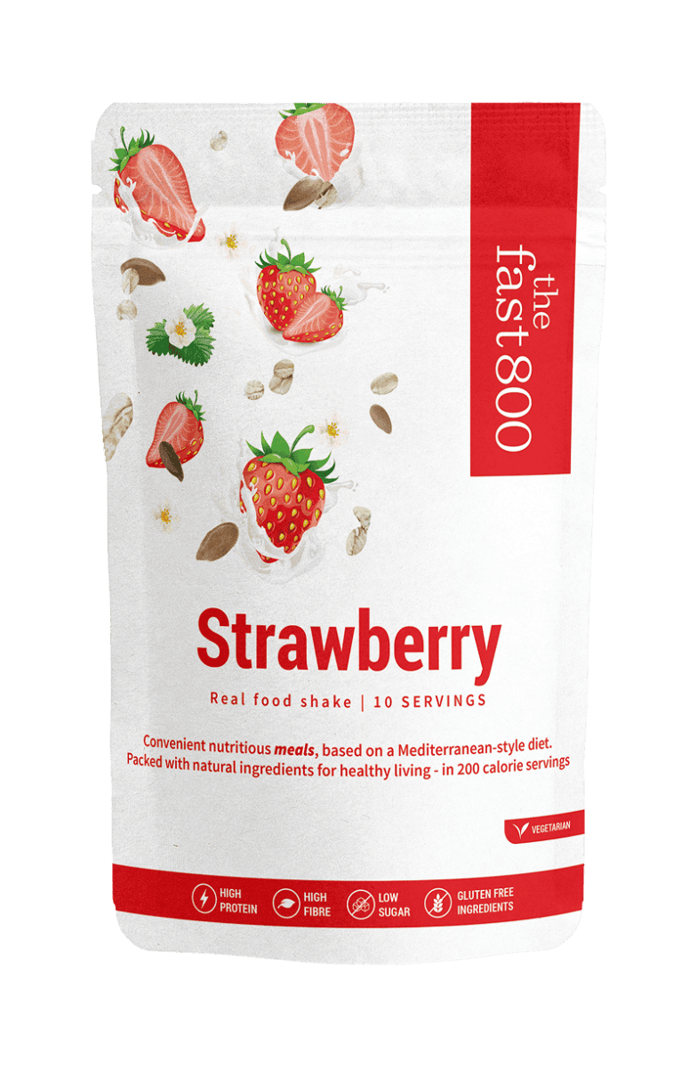 The Fast 800 vegan strawberry shake