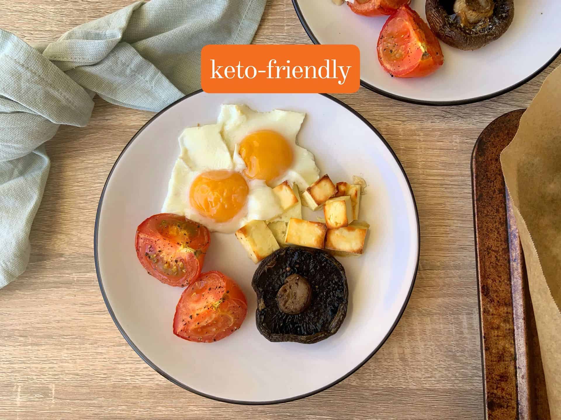 Keto Vegetarian Breakfast Traybake The Fast 800