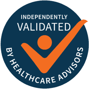 Independently validated by healthcare advisors