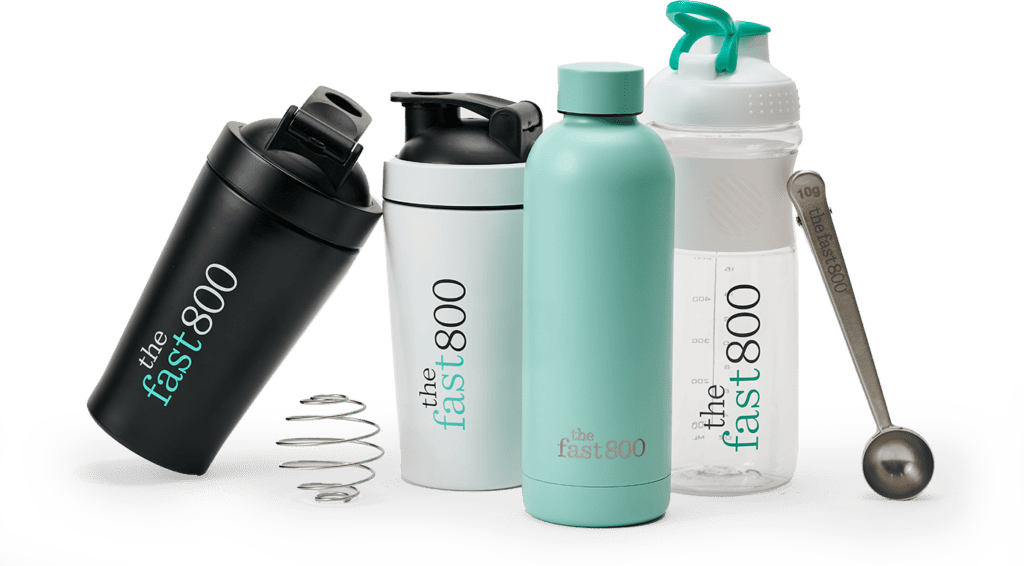 The Fast 800 shakers and accessories