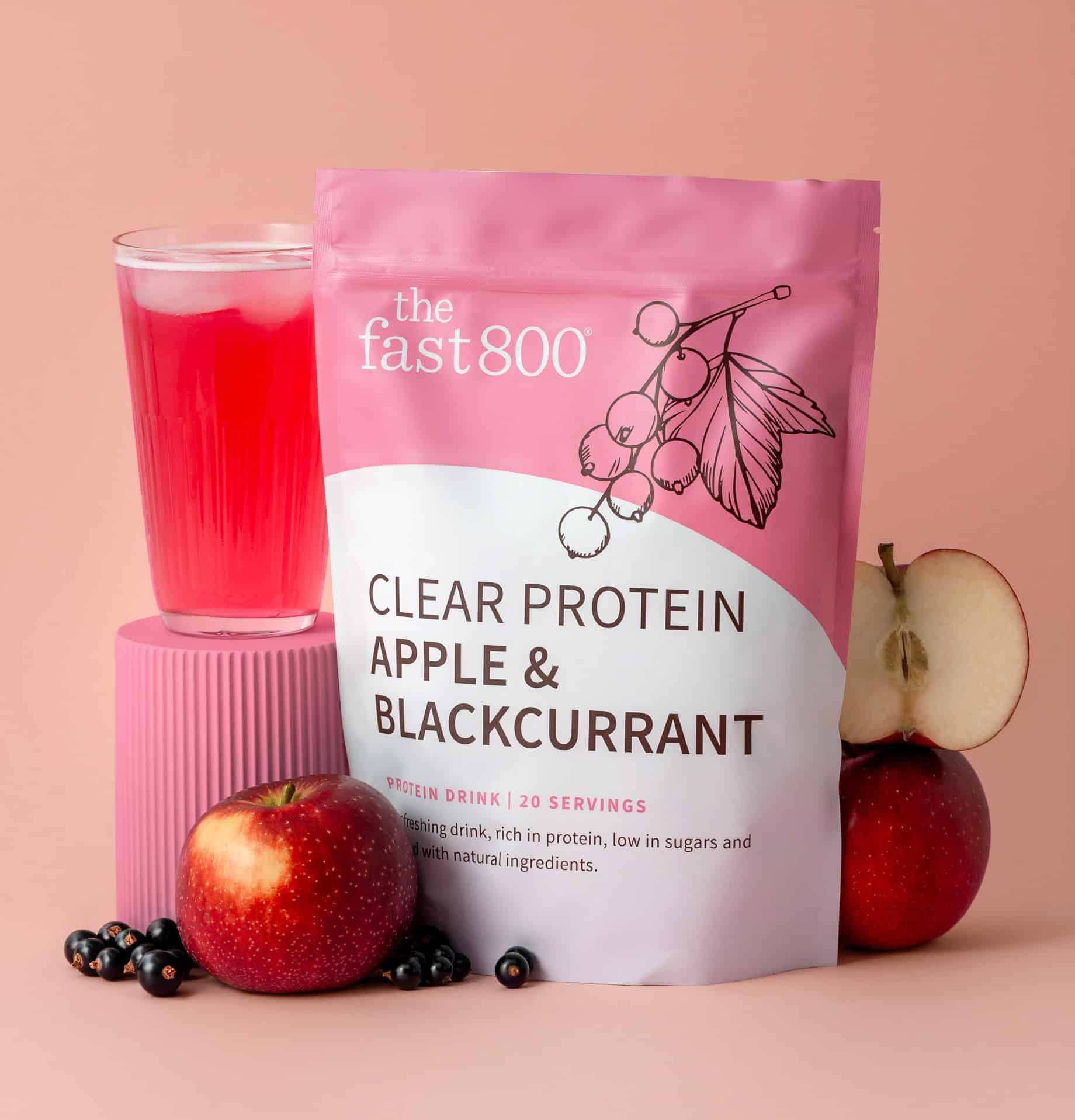 Clear Protein Apple and Blackcurrant - The Fast 800