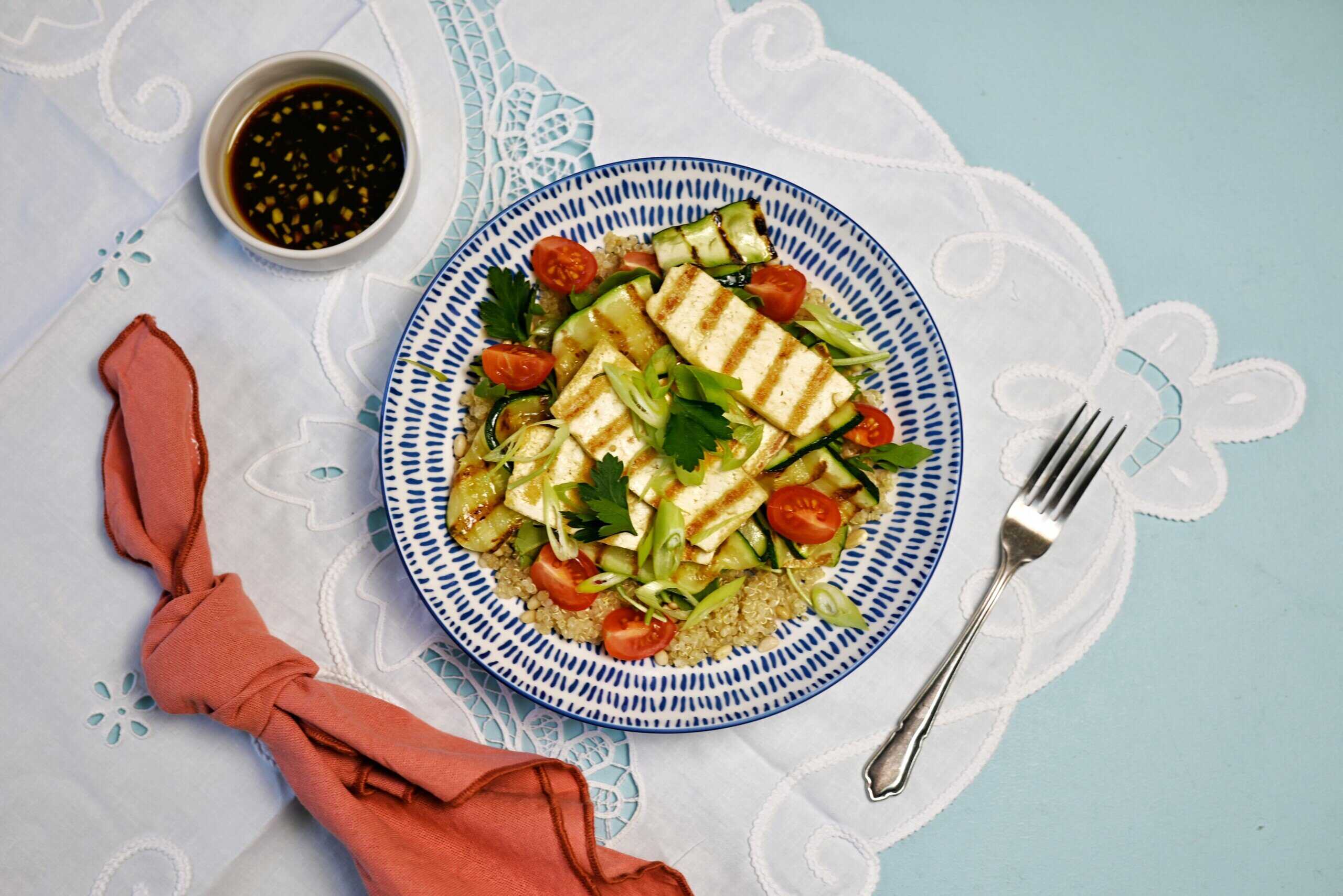 BBQ Tofu Salad