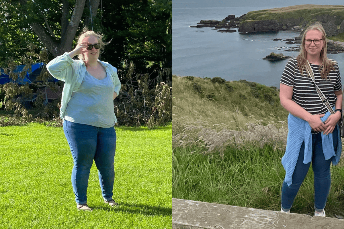 Emily lost 17kg in 12 weeks