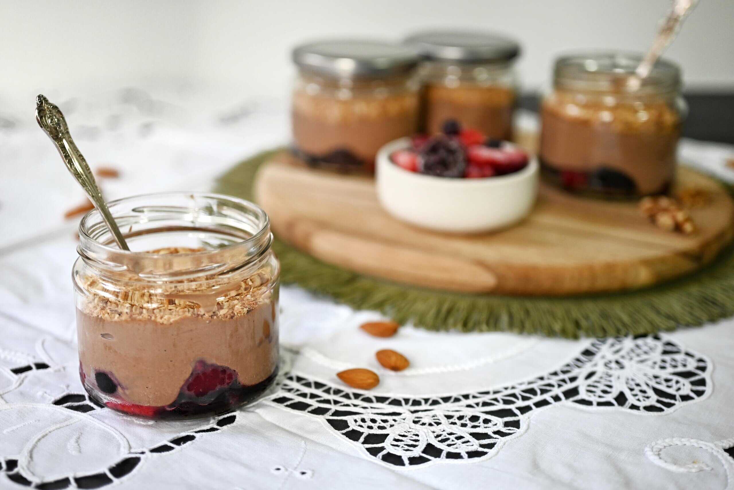 healthy chocolate cheesecake