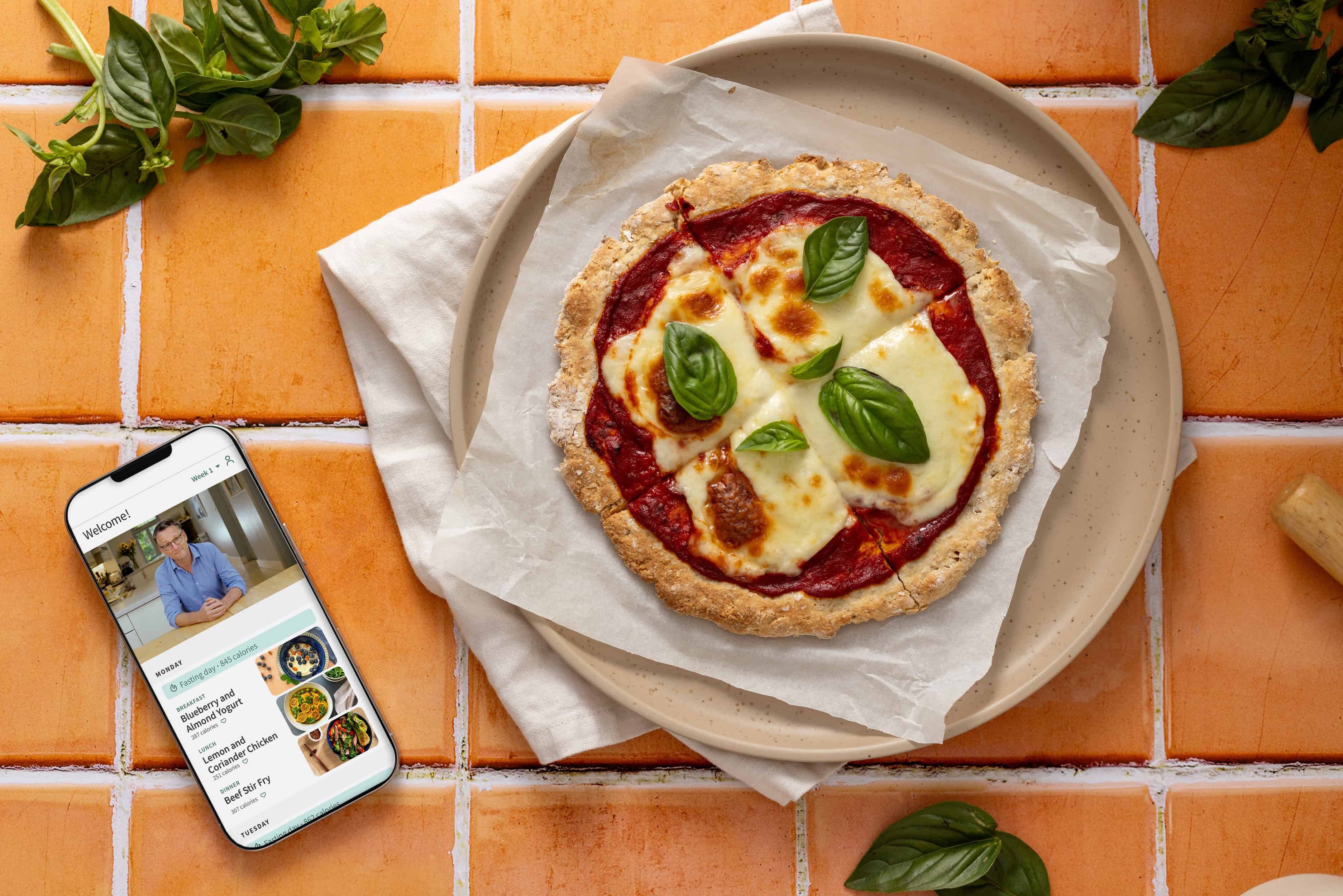 Basic rules of The Fast 800 Diet - image of pizza