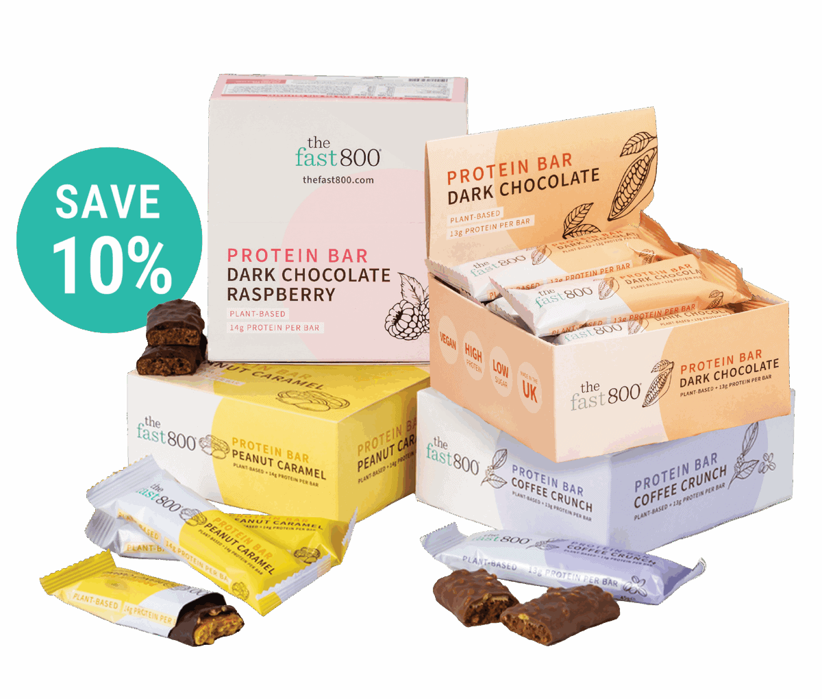 The Fast 800 Protein Bar Lovers Bundle