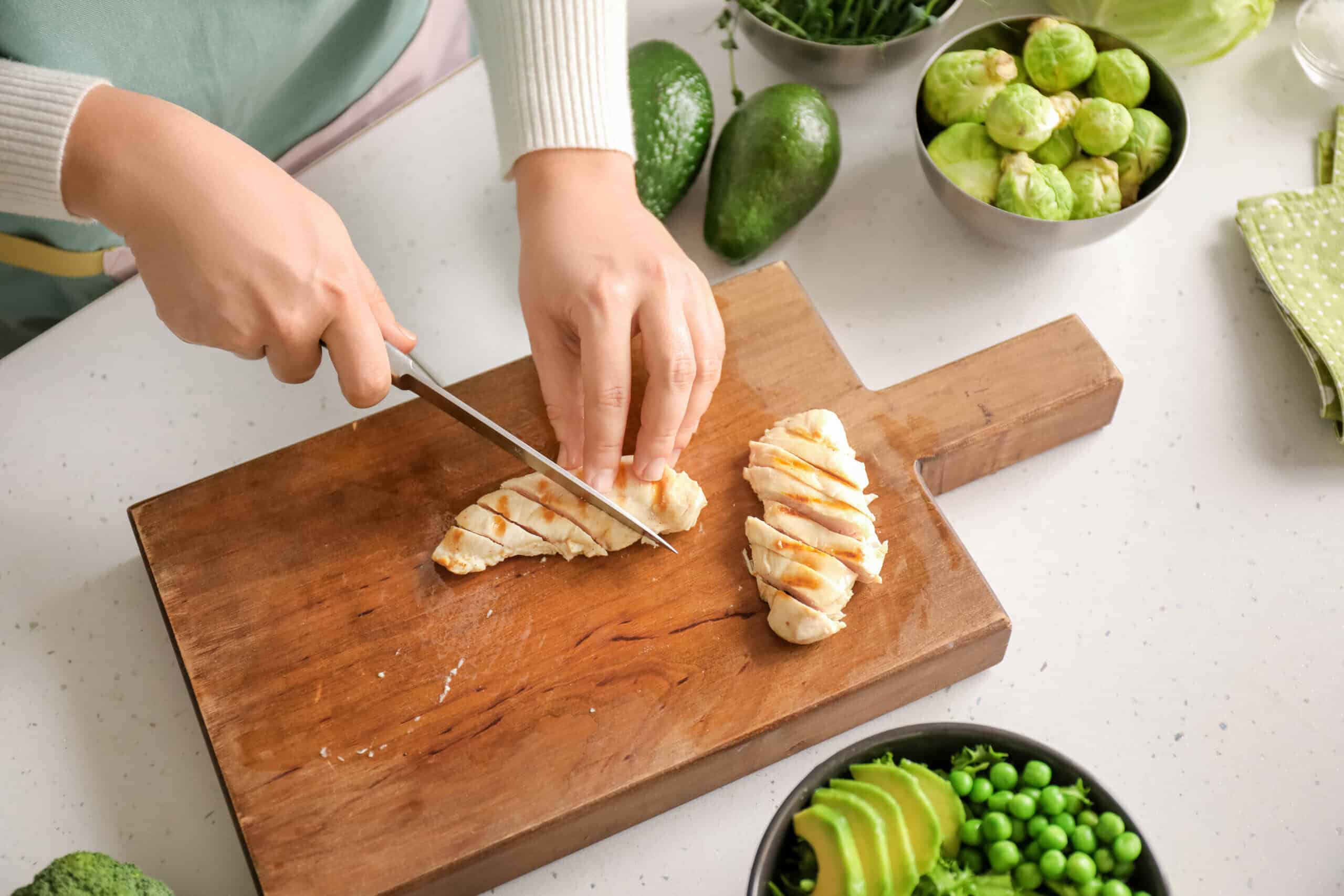 High-protein meals - chicken cooking