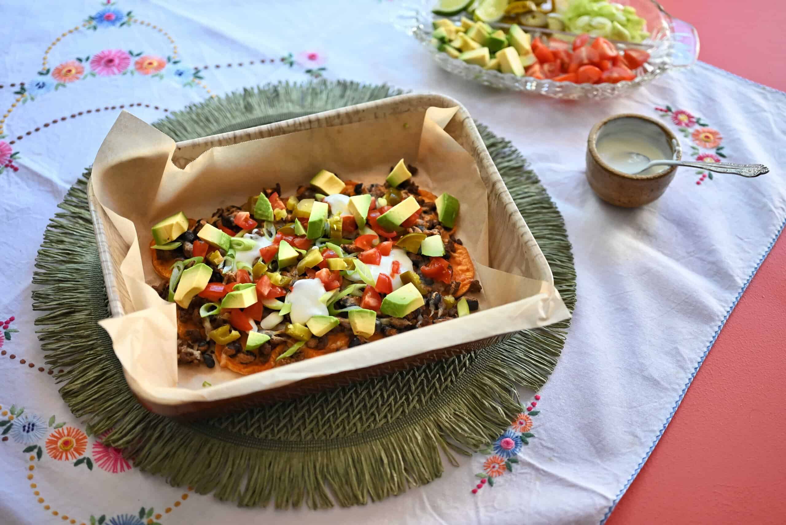 Healthy nachos
